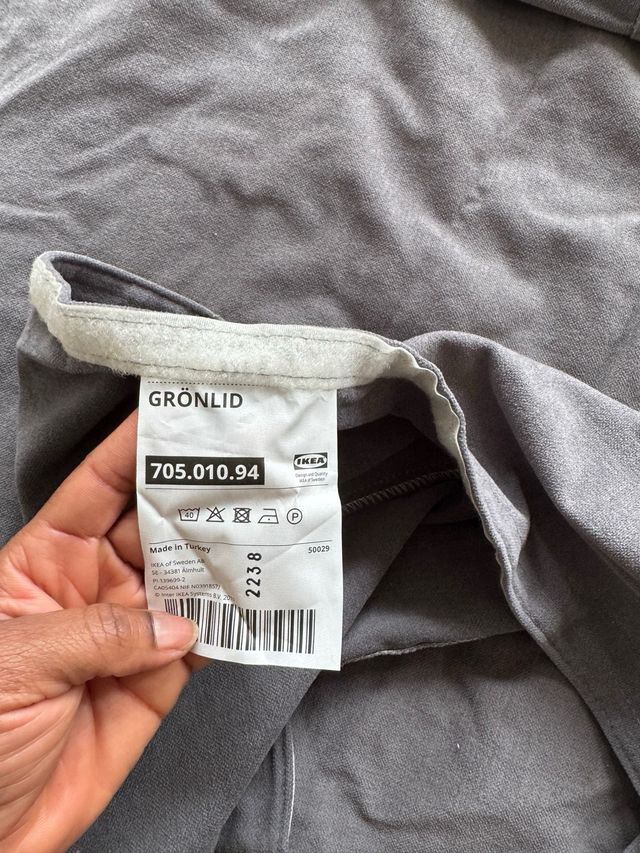Fondello per divano GRÖNLID IKEA grigio