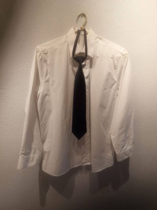 Chaqueta comunión niño, camisa y corbata