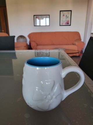 Tazzetta bianca e blu mulino bianco