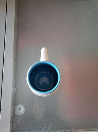 Tazzetta bianca e blu mulino bianco