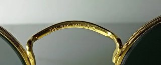 Ray-Ban vintage Round Metal baush&lomb