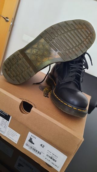 Bota black smooth Dr. Martens 