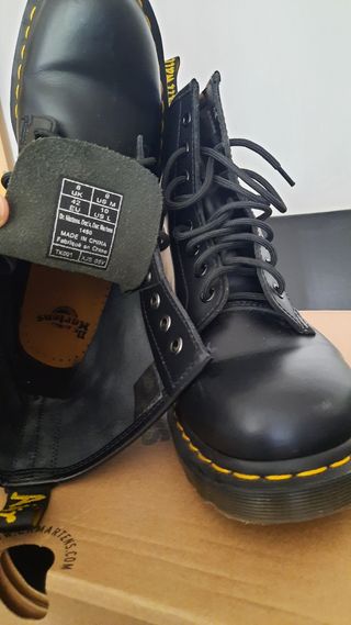 Bota black smooth Dr. Martens 