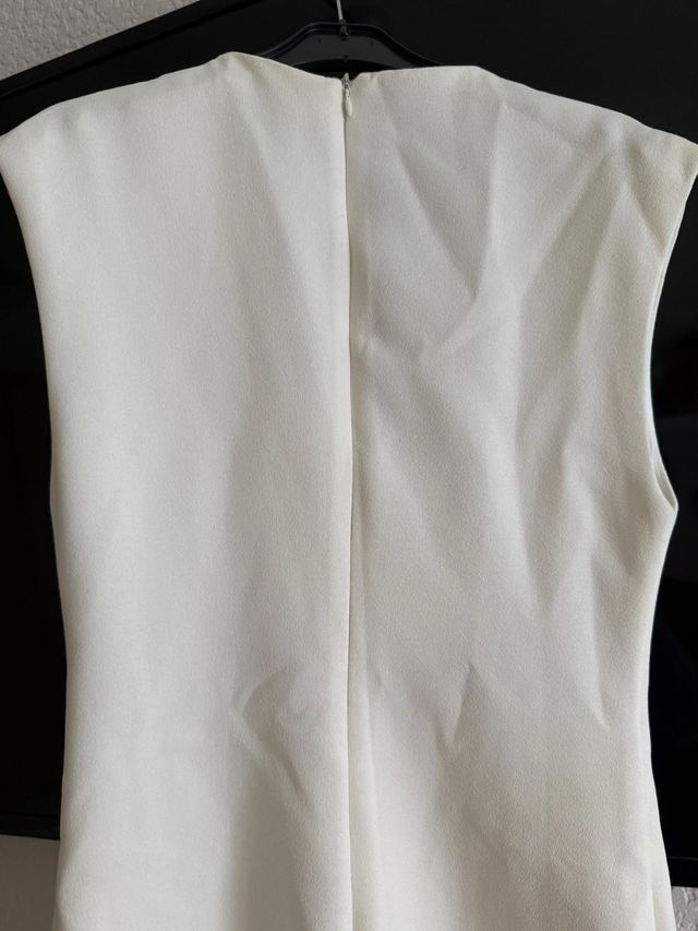 Vestido Blanco Mango - Talla xs