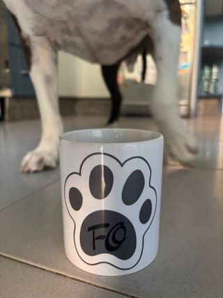Taza personalizada - Pata de perro