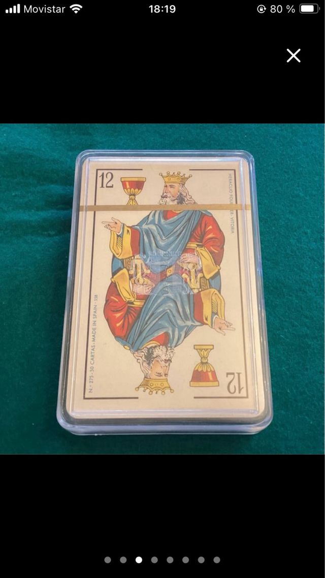 Baraja Española Fournier. GEMELA 275 Precintada