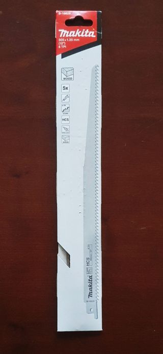 5 HOJAS SIERRA SABLE 300MM MADERA MAKITA