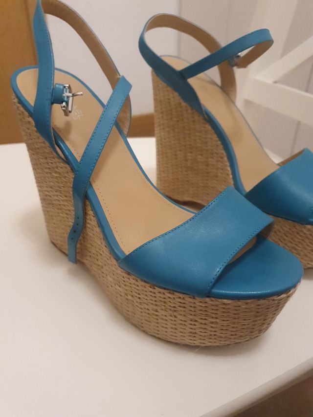 Zandalias Michael Kors turquesa