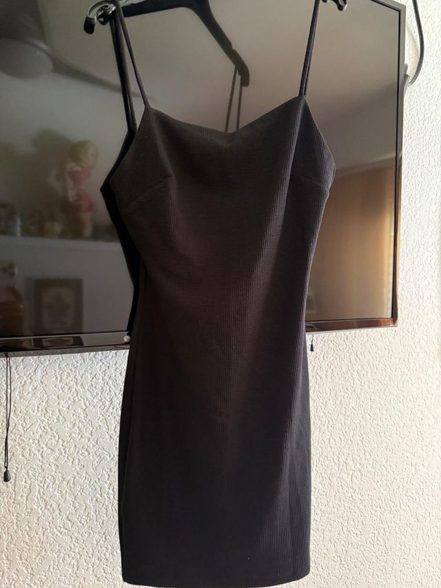 Vestido Negro Mango XS