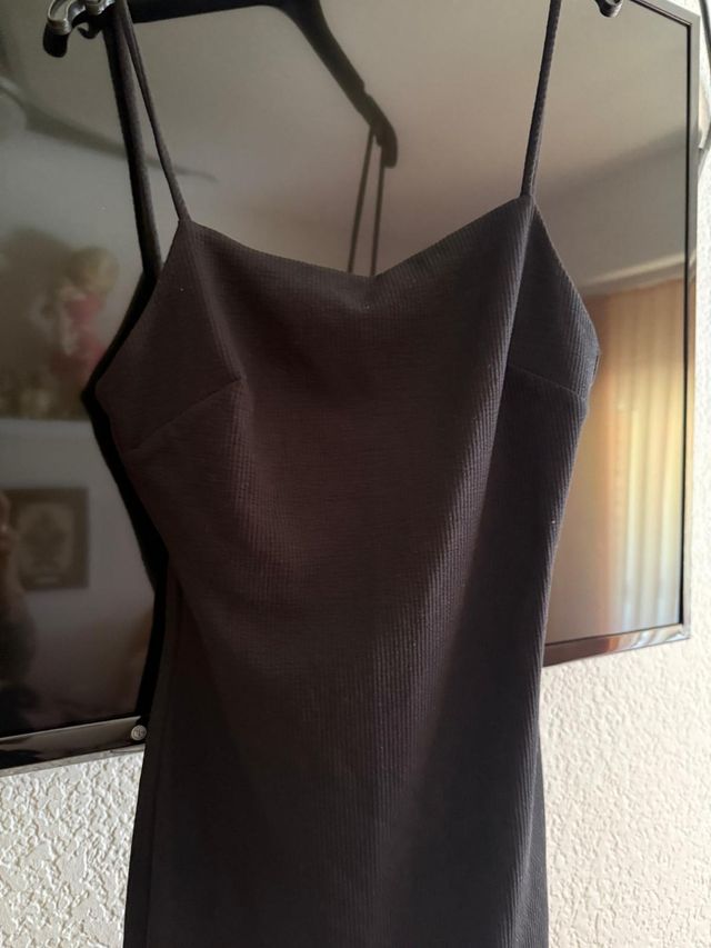 Vestido Negro Mango XS