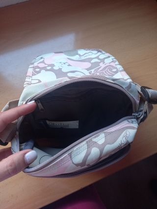 Bolso Reebok beige/rosa
