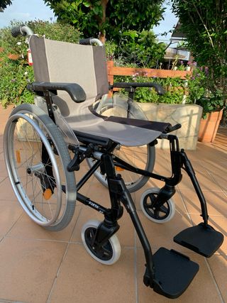 Silla de ruedas aluminio forta ruedas extraíbles