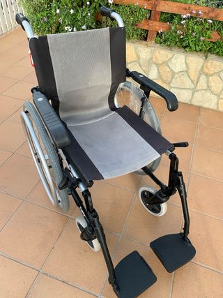 Silla de ruedas aluminio forta ruedas extraíbles