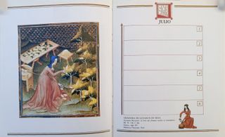 LA MUJER MEDIEVAL LIBRO DE HORAS ILUMINADO