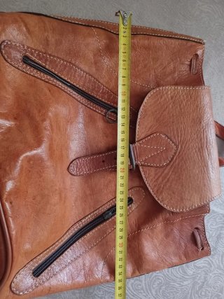 Mochila Marrón Piel