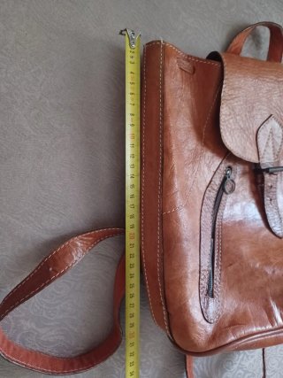 Mochila Marrón Piel