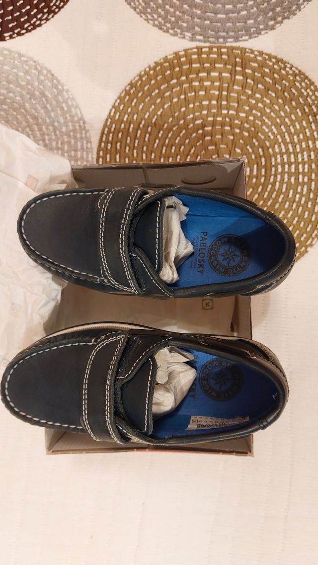 Zapato niño Pablosky N°29. Azul Marino  vestir