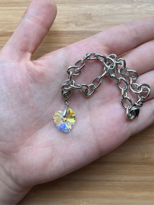 Braccialetto Swarovski cristallo cuore