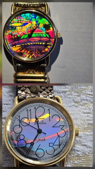 Orologi Dalas vintage: 2 orologi ologramma