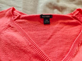Chaqueta roja KIABI talla 12A (146-152cm)