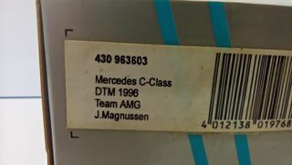 Minichamps Mercedes C180 Team AMG DTM 1/43