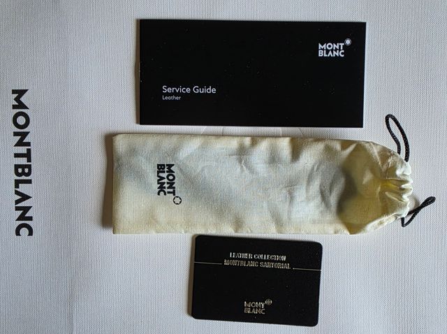Funda Montblanc Sartorial azul nueva