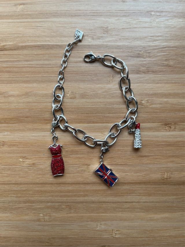 Braccialetto Swarovski con tre ciondoli