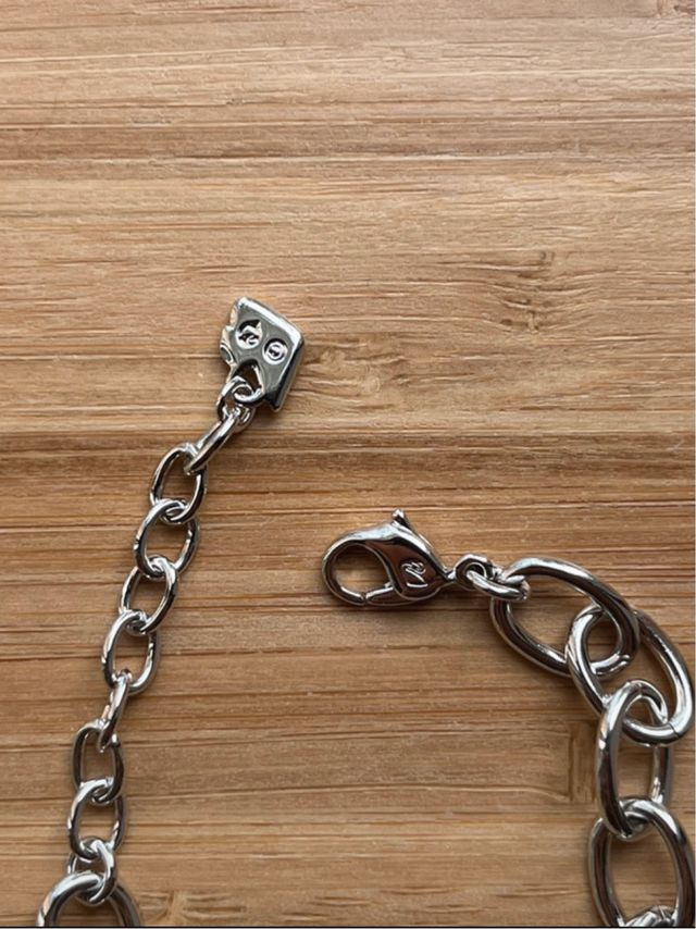 Braccialetto Swarovski con tre ciondoli