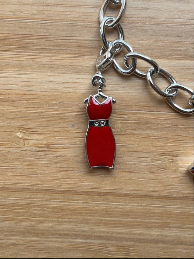 Braccialetto Swarovski con tre ciondoli