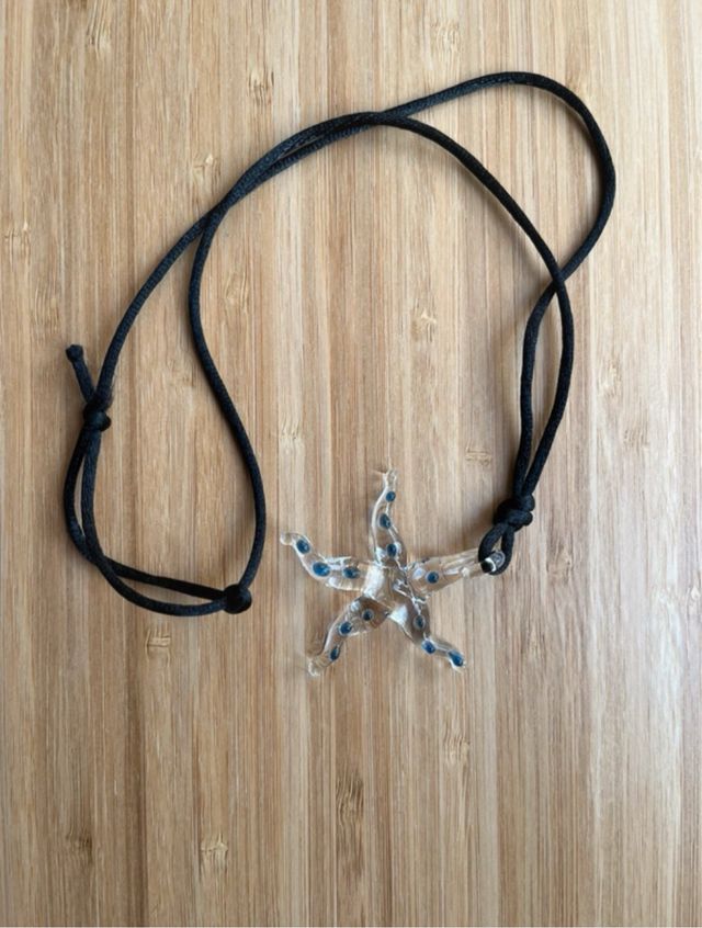 Collana stella marina di vetro
