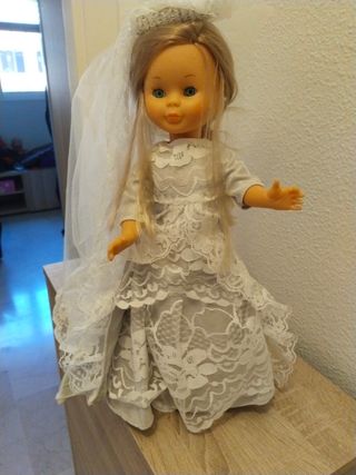 Vestido Nancy novia años 60 70 80 