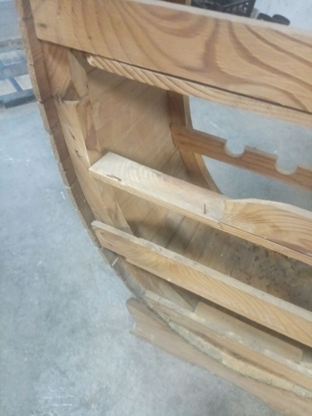 Cantinetta legno botte - porta bottiglie