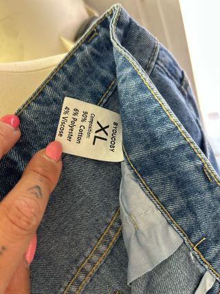 Jeans blu - Pantaloni a gamba larga