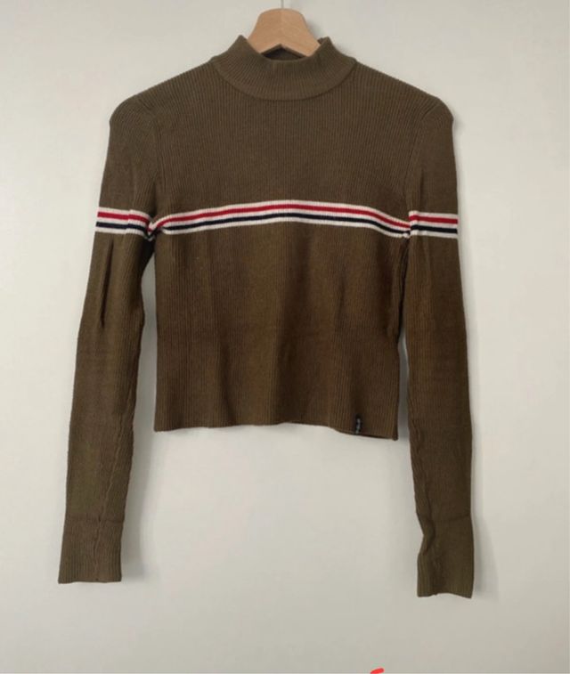 Maglione verde oliva