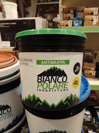 Pittura murale antimuffa lavabile 4 LT