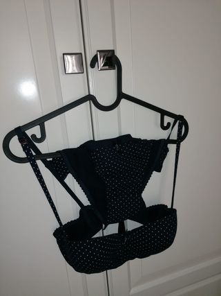 Conjunto lencería Jolinesse azul lunares