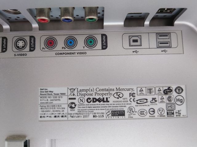 ¡ ÚLTIMOS DÍAS! Monitor DELL 2407WFP