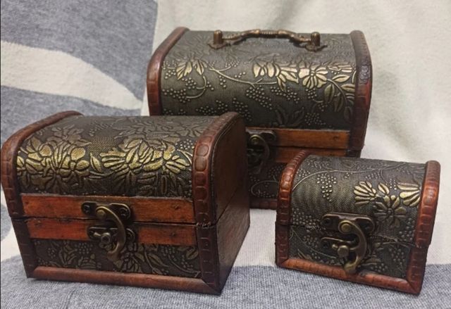 3 Cajas baúl vintage