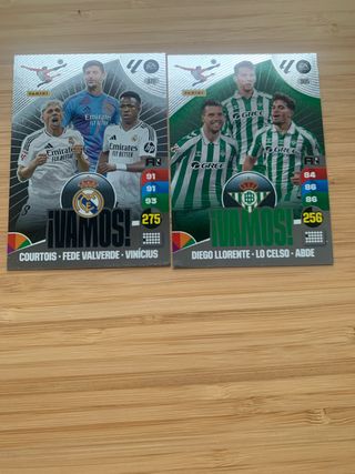Adrenalyn XL 2024-25: Courtois, Valverde, Vinicius