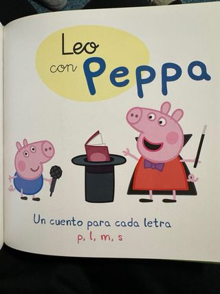 Peppa Pig. Lectoescritura - Leo con Peppa. Un c...