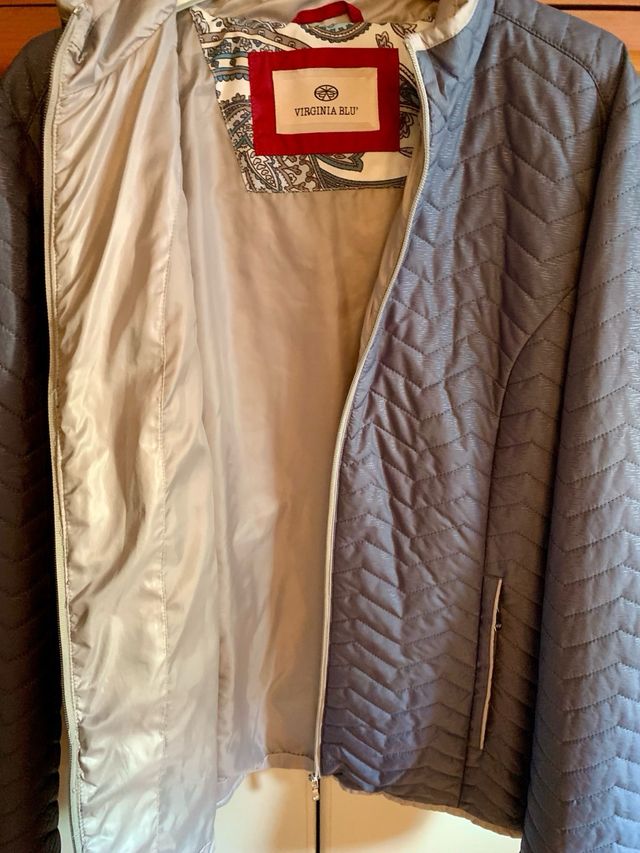 Giacca trapuntata tg L Virginia Blu