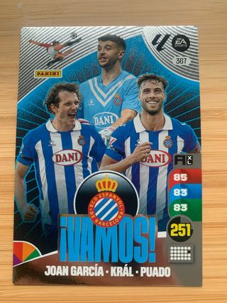 Cromo Adrenalyn 2024-25 RCD Espanyol