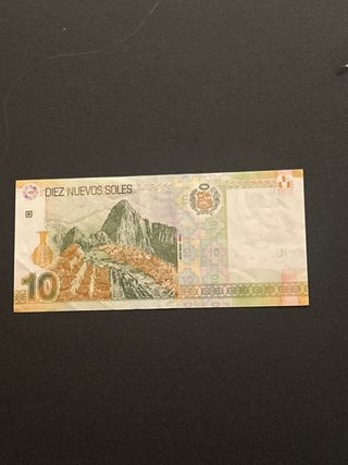 Billete 10 Nuevos Soles Perú