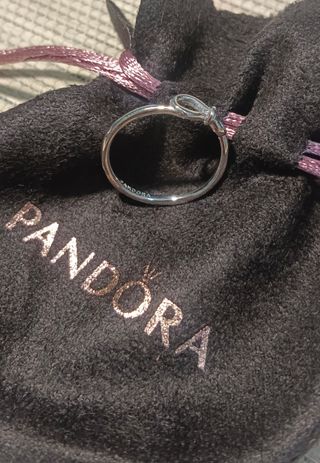 Anillo Pandora de plata - Nudo Infinito 