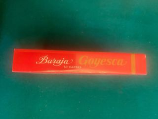 Baraja Goyesca Fournier 1815. Precintada