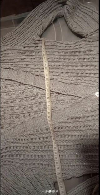 Bolero gris y plateado