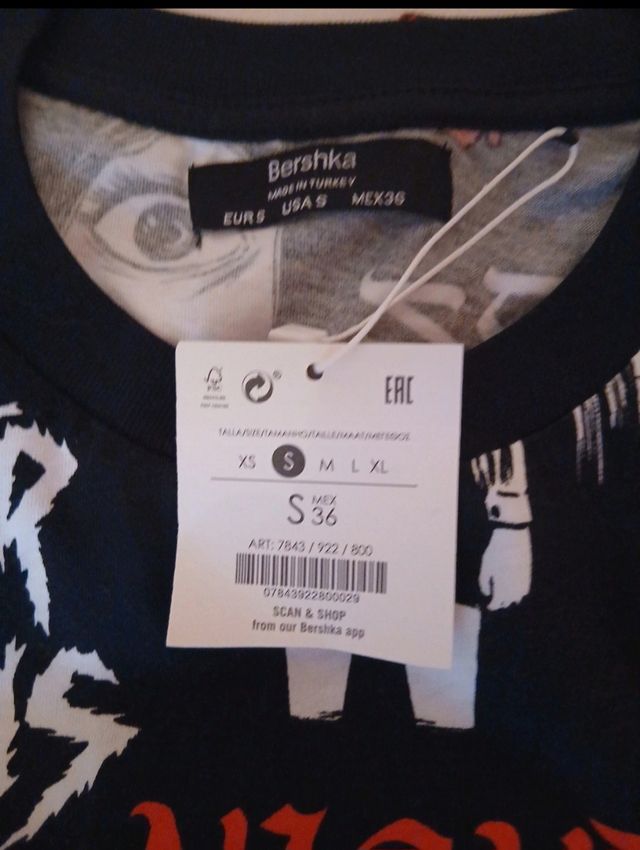 T-shirt Bershka Nightmare M