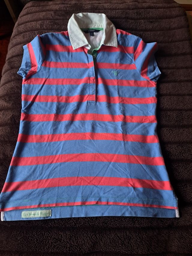 Polo  de rayas  de mujer de Gant