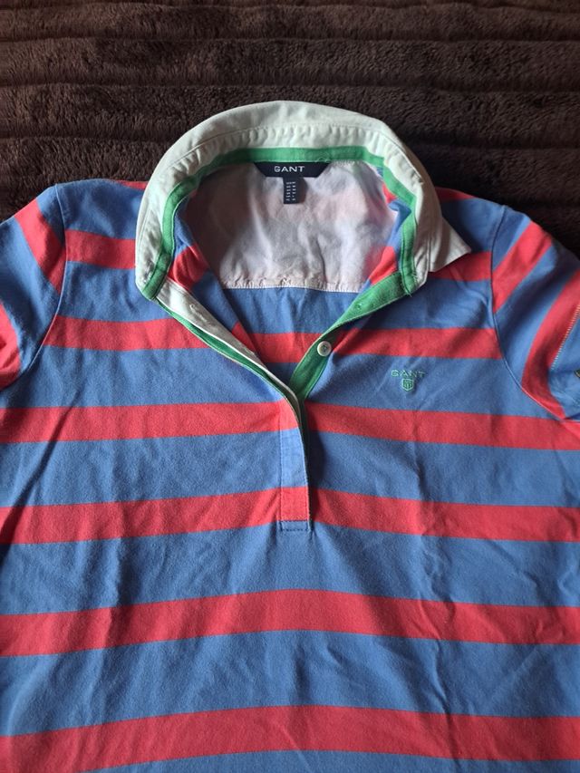 Polo  de rayas  de mujer de Gant