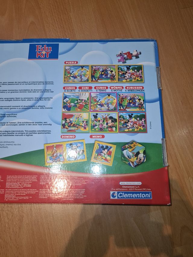 EduKit Topolino Clubhouse 4 giochi + 2 puzzle